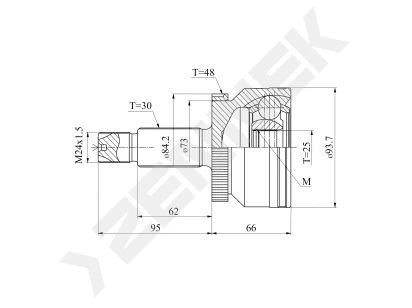 CV joint DCJ0066