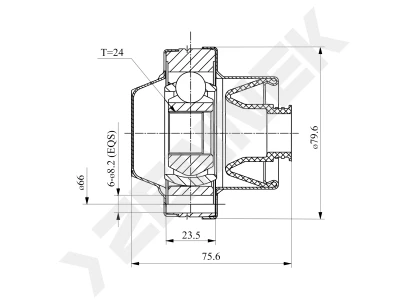 CV joint DCJ0070