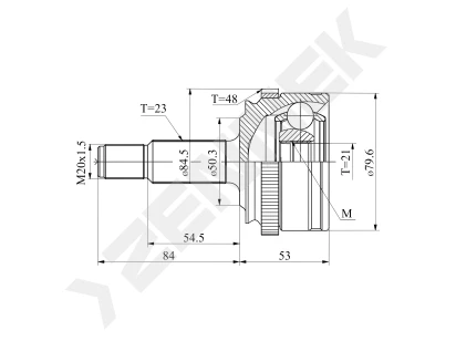 CV joint DCJ0073