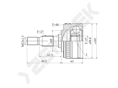 CV joint DCJ0076