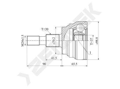 CV joint DCJ0078