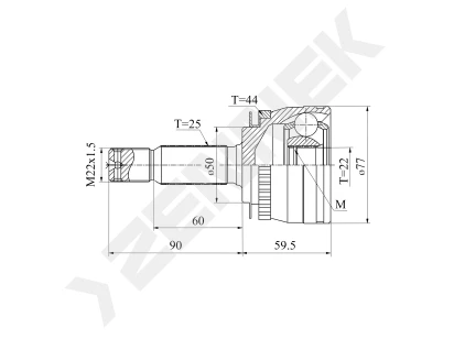CV joint DCJ0081