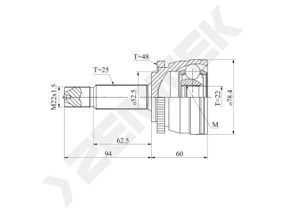 CV joint DCJ0083