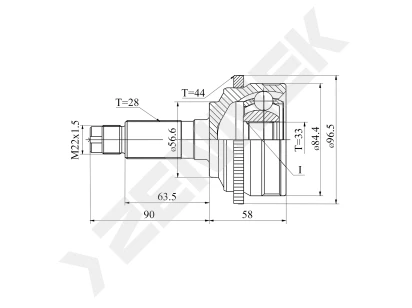 CV joint DCJ0086