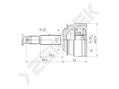 CV joint DCJ0093