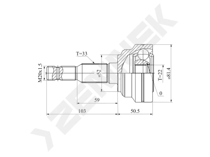 CV joint DCJ0094
