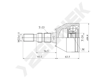 CV joint DCJ0100