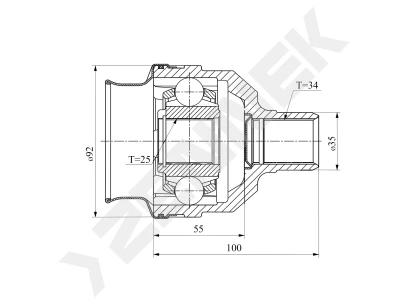 CV joint DCJ0103