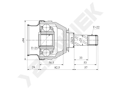CV joint DCJ0104