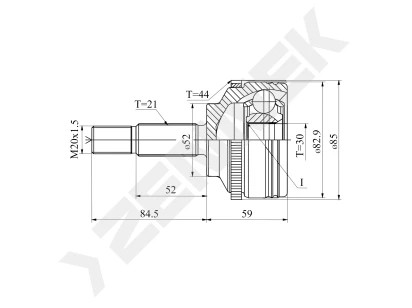 CV joint DCJ0110