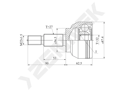 CV joint DCJ0114