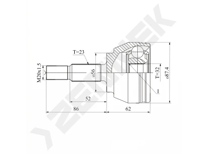 CV joint DCJ0115