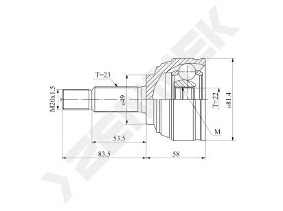 CV joint DCJ0119