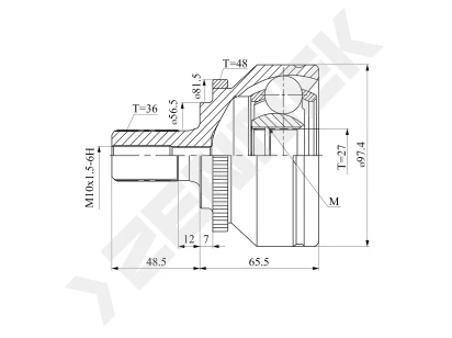 CV joint DCJ0127