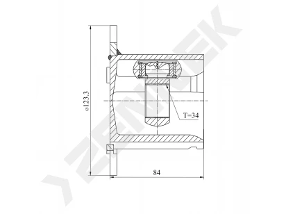 CV joint DCJ0149