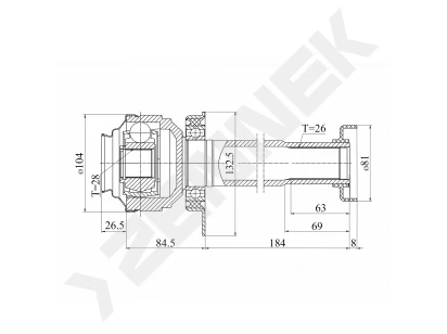 CV joint DCJ0152