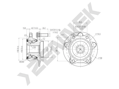 Weel hub DHB0003