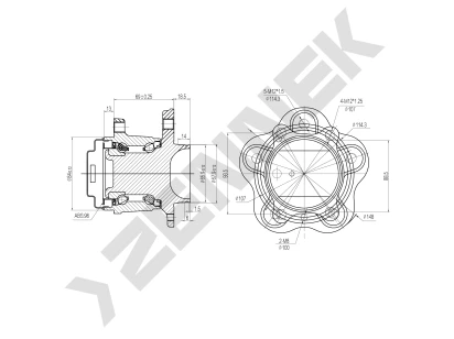 Weel hub DHB0005