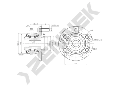 Weel hub DHB0006