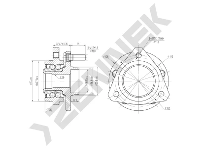 Weel hub DHB0008