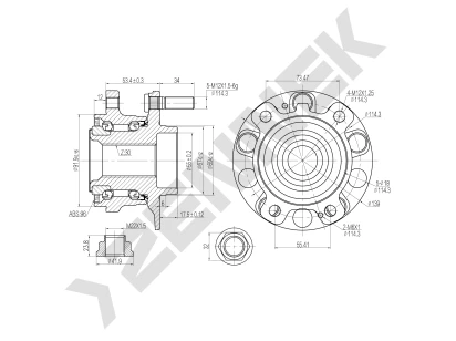 Weel hub DHB0011