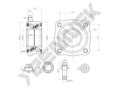Weel hub DHB0012