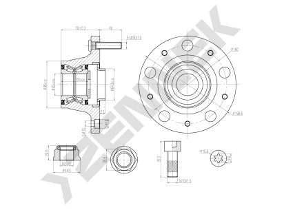 Weel hub DHB0013