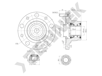 Weel hub DHB0014
