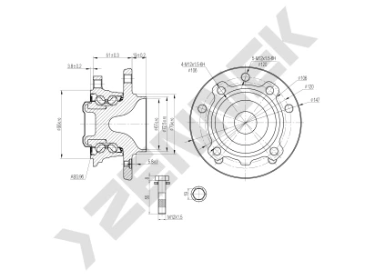 Weel hub DHB0018