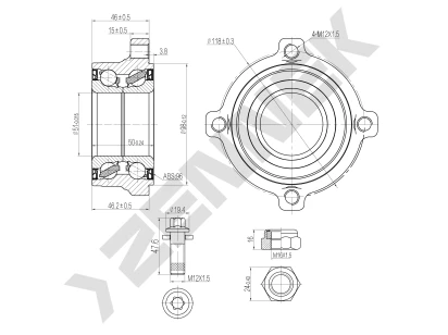 Weel hub DHB0019