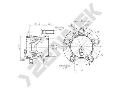 Weel hub DHB0022