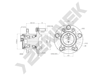 Weel hub DHB0023