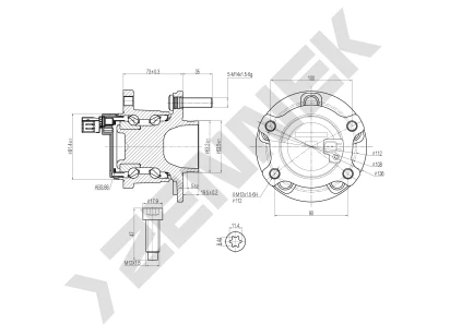 Weel hub DHB0026