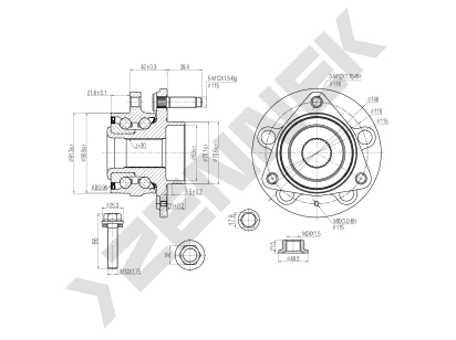 Weel hub DHB0030