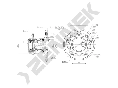 Weel hub DHB0032