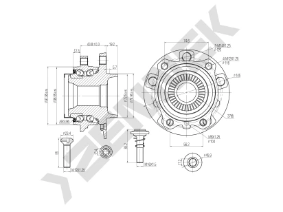 Weel hub DHB0033
