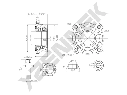 Weel hub DHB0036