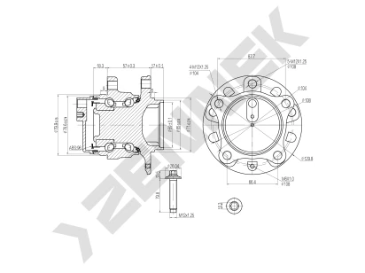 Weel hub DHB0040