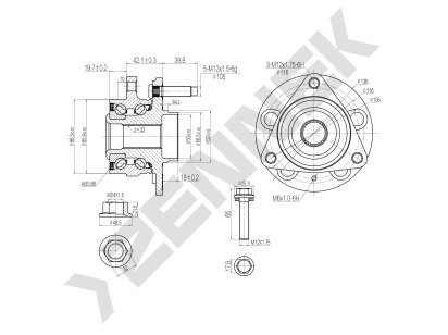 Weel hub DHB0042
