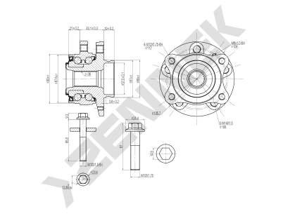Weel hub DHB0043
