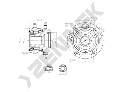 Weel hub DHB0049