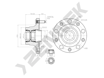 Weel hub DHB0050