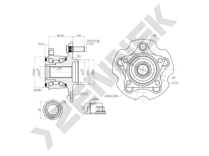 Weel hub DHB0051