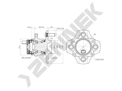 Weel hub DHB0053