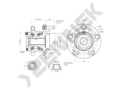 Weel hub DHB0055