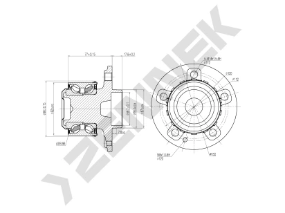 Weel hub DHB0058