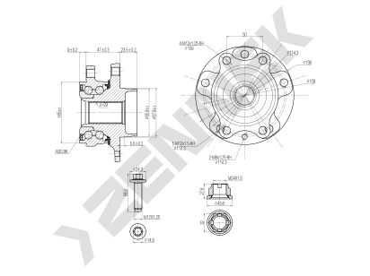 Weel hub DHB0063