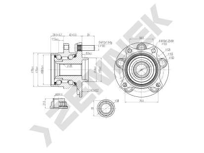 Weel hub DHB0064