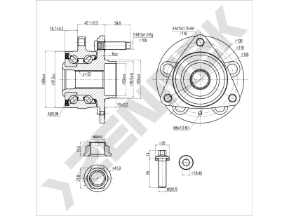 Weel hub DHB0068
