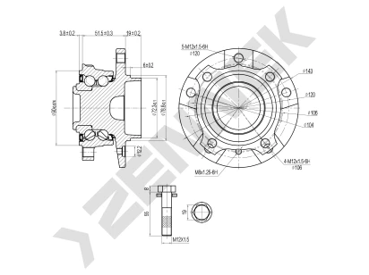 Weel hub DHB0073